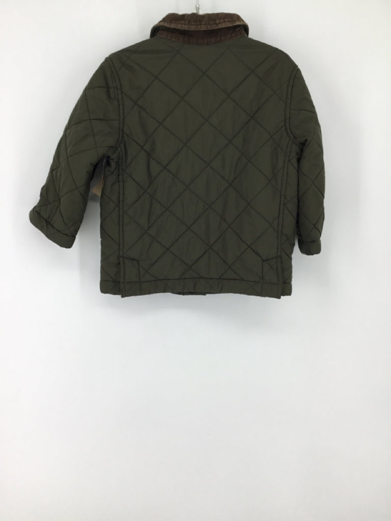 Ralph Lauren Child Size 2 Green Solid Jacket - boys