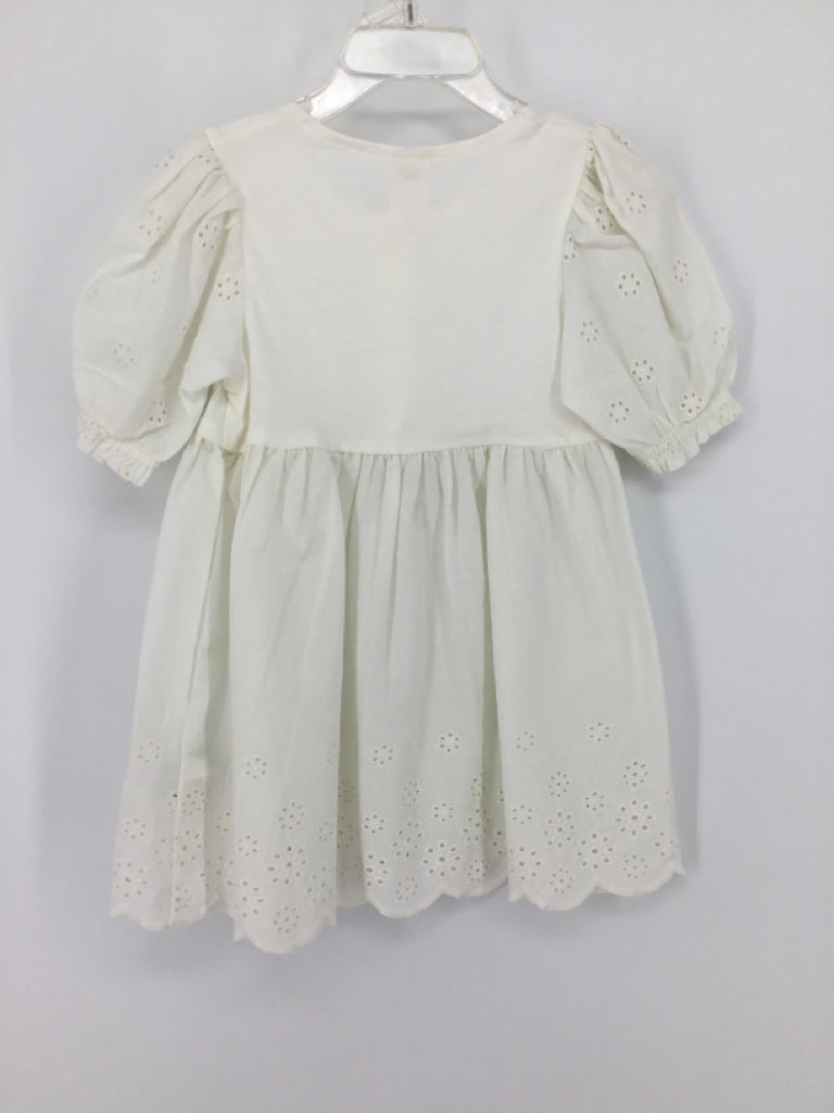 H & M Child Size 2 White Dress - girls