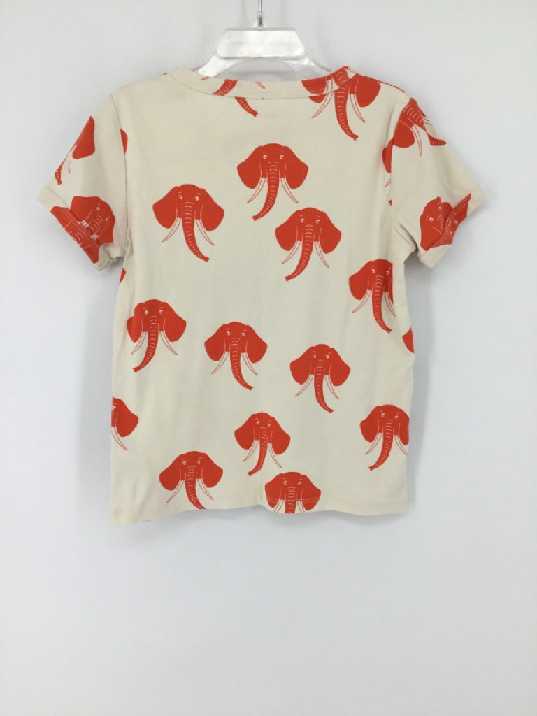 mini rodini Child Size 7 Orange T-shirt - girls