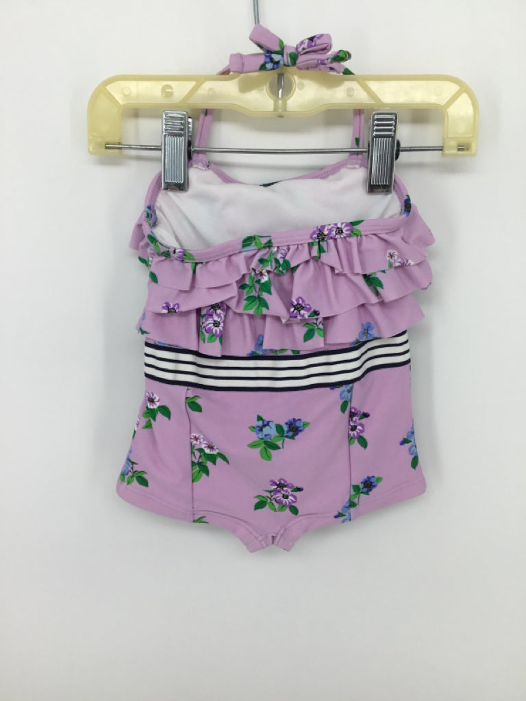 Janie and Jack Child Size 6-12 Months Purple Swimwear - girls