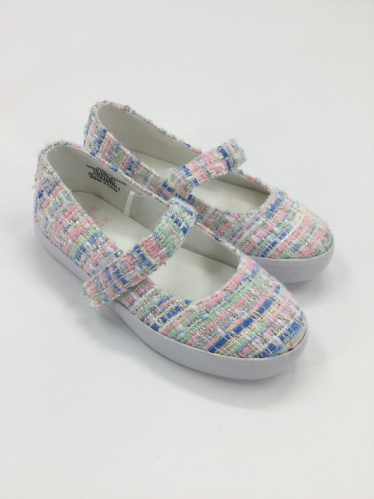 Janie and Jack Child Size 11 Multi-Color Dress Shoes