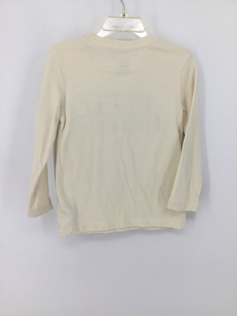 Carter's Child Size 2 Cream screen printed T-shirt - boys