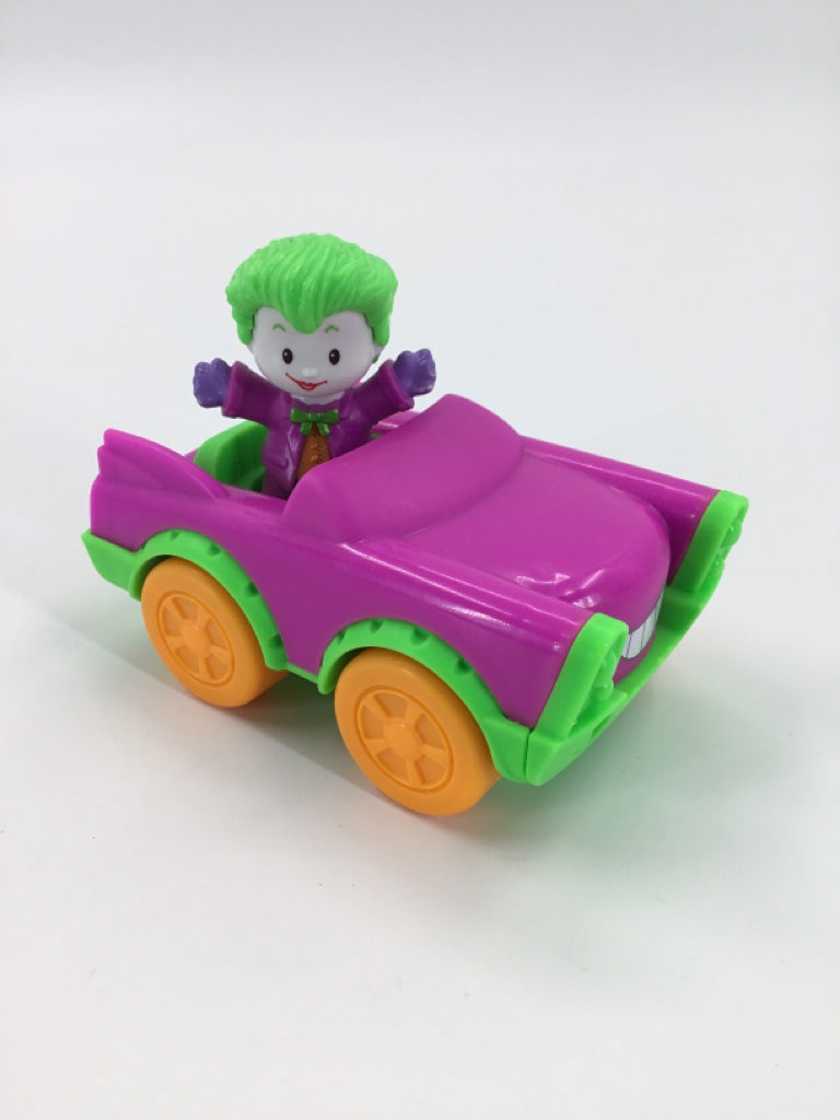 Fisher Price Little People DC Super Friends the Joker & Jokermobile Set