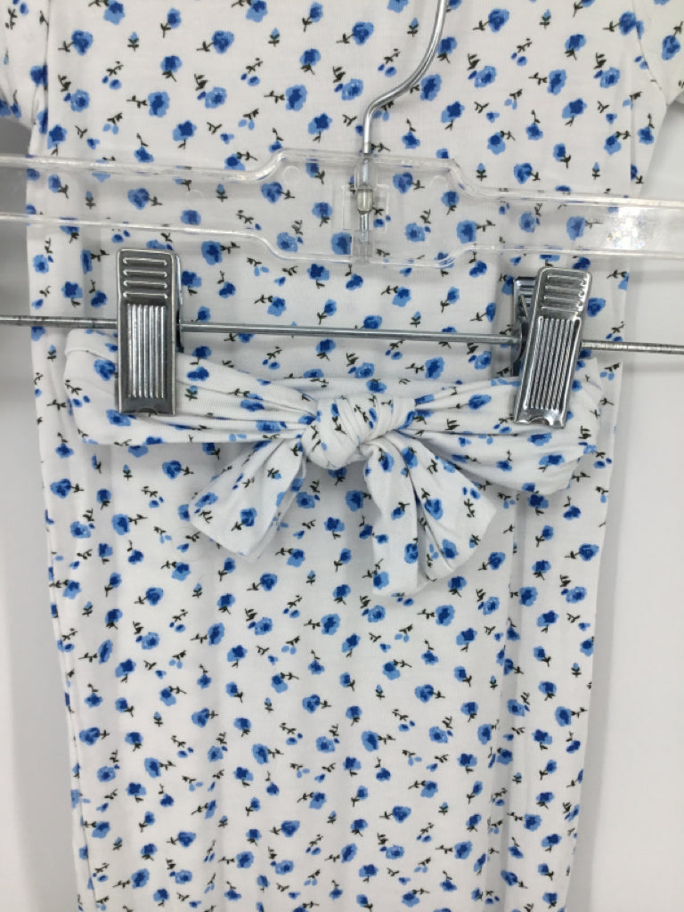 Lou Lou Child Size Newborn Blue Sleepers