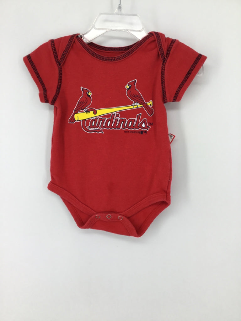Genuine Merchandise Child Size 3-6 Months Red Onesie