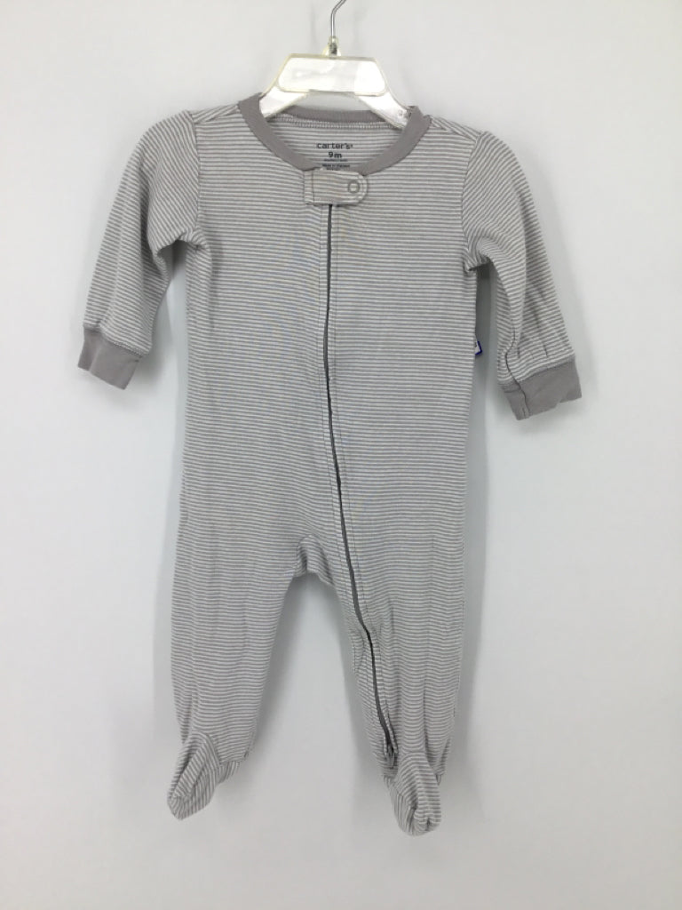 Carter's Child Size 9 Months Gray Sleepers