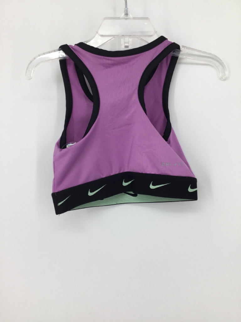 Nike Child Size 2 Purple Sports Bra - girls