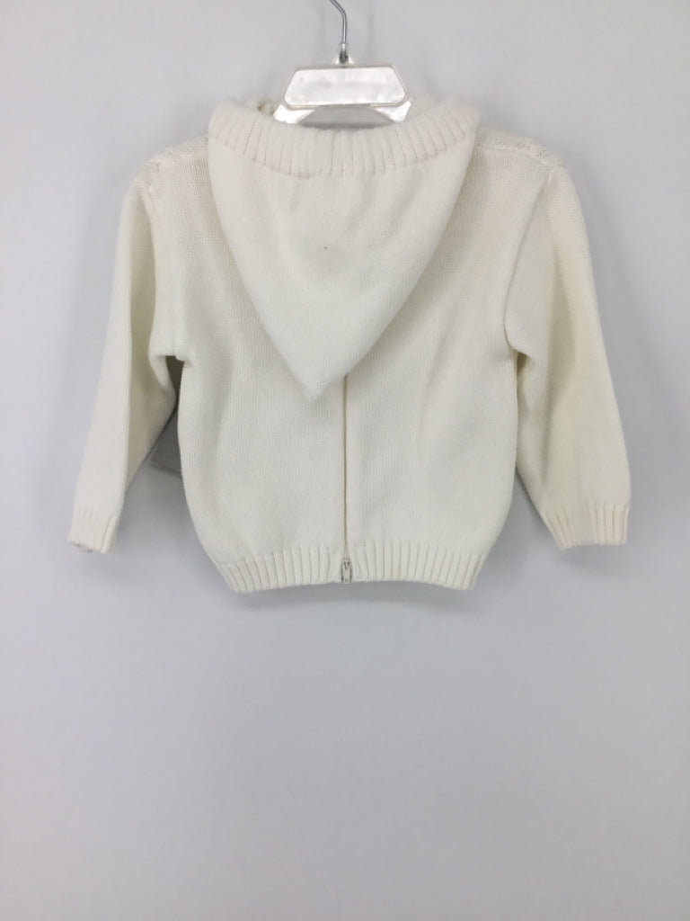 Boutique Collection Child Size 12 Months White Solid Sweater - boys