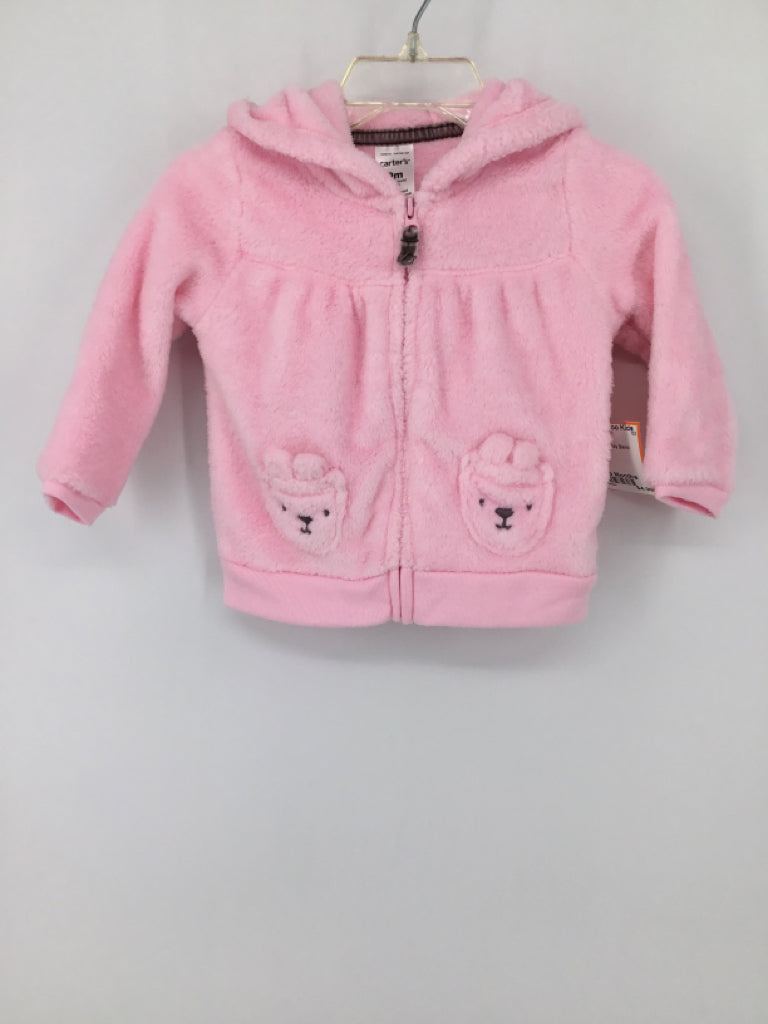Carter's Child Size 9 Months Pink Hoodie - girls
