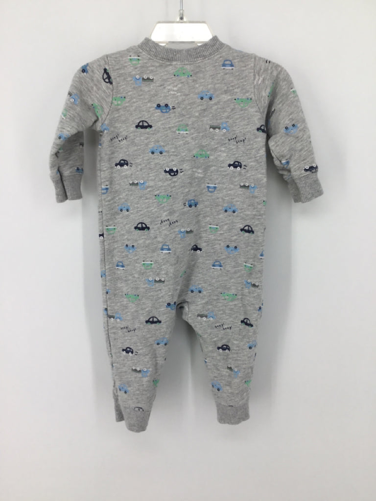 Carter's Child Size 9 Months Gray Print Outfit - boys