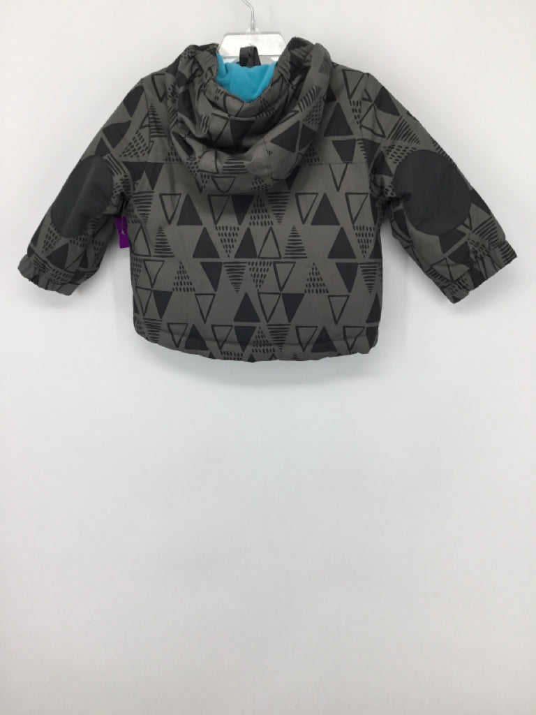 Cat & Jack Child Size 12 Months Gray Pinstripe Outerwear - boys