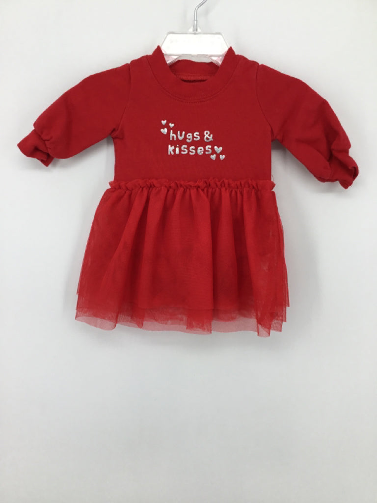 Just One You Made by Carters Child Size 3 Months Red Valentine's Day Dress