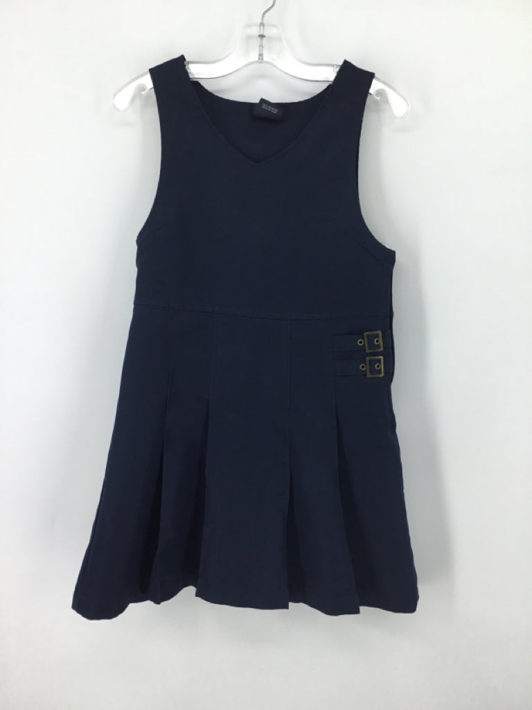 French Toast Child Size 8 Navy Dress - girls