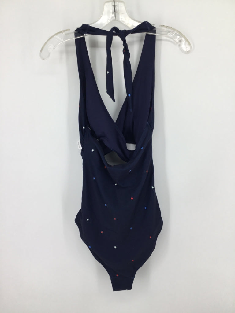 Old Navy Child Size S Navy Stars & Stripes Maternity Swimsuit