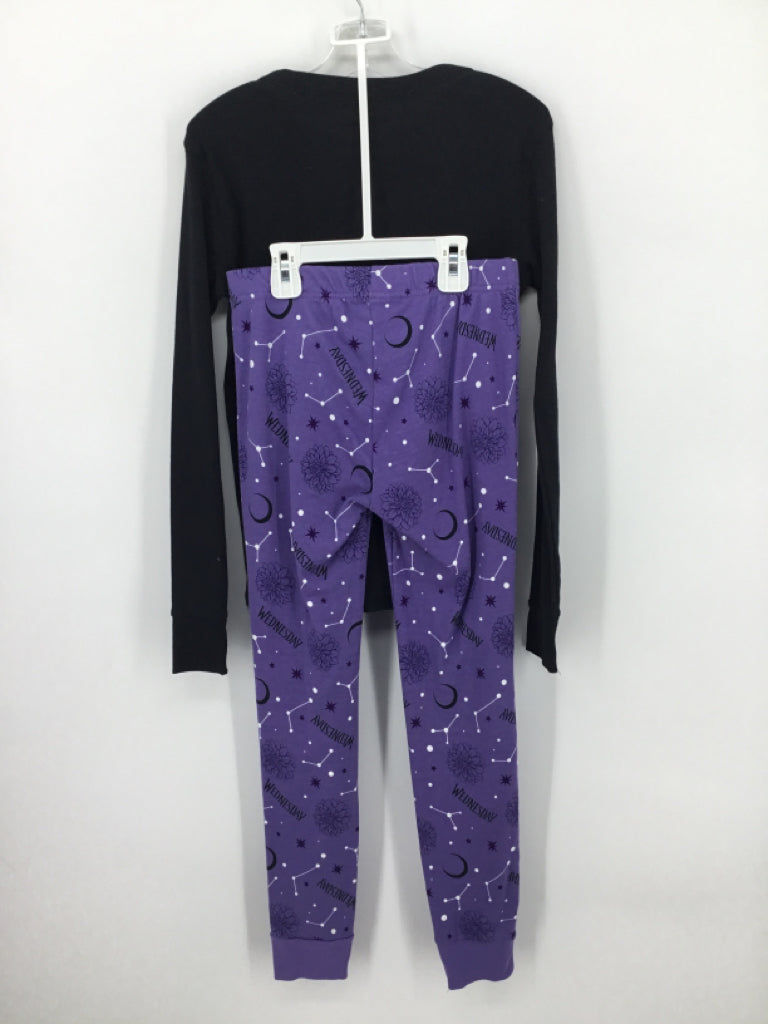 Wednesday Child Size 12 Black Pajamas - girls