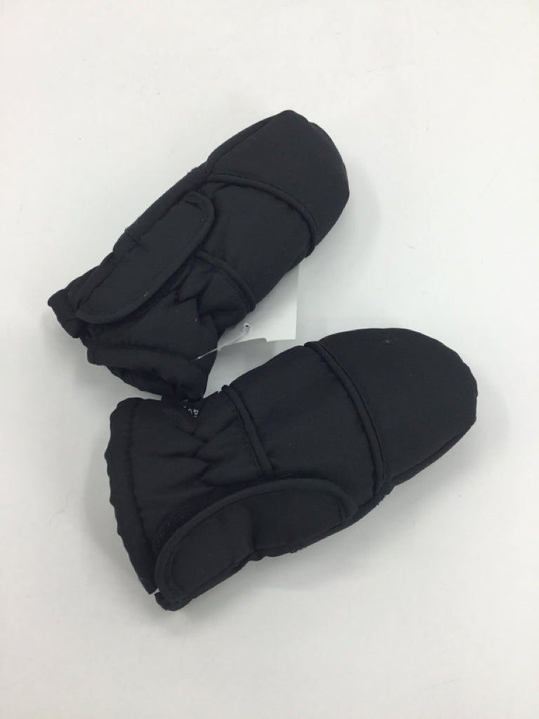 brandless Child Size 6 Months Black Solid Gloves - boys