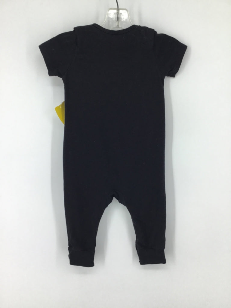 okie dokie Child Size 9 Months Black screen printed Outfit - boys