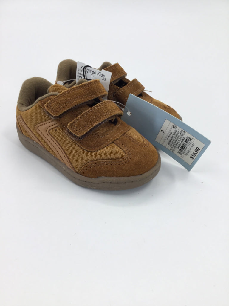 Cat & Jack Child Size 7 Toddler Brown Sneakers