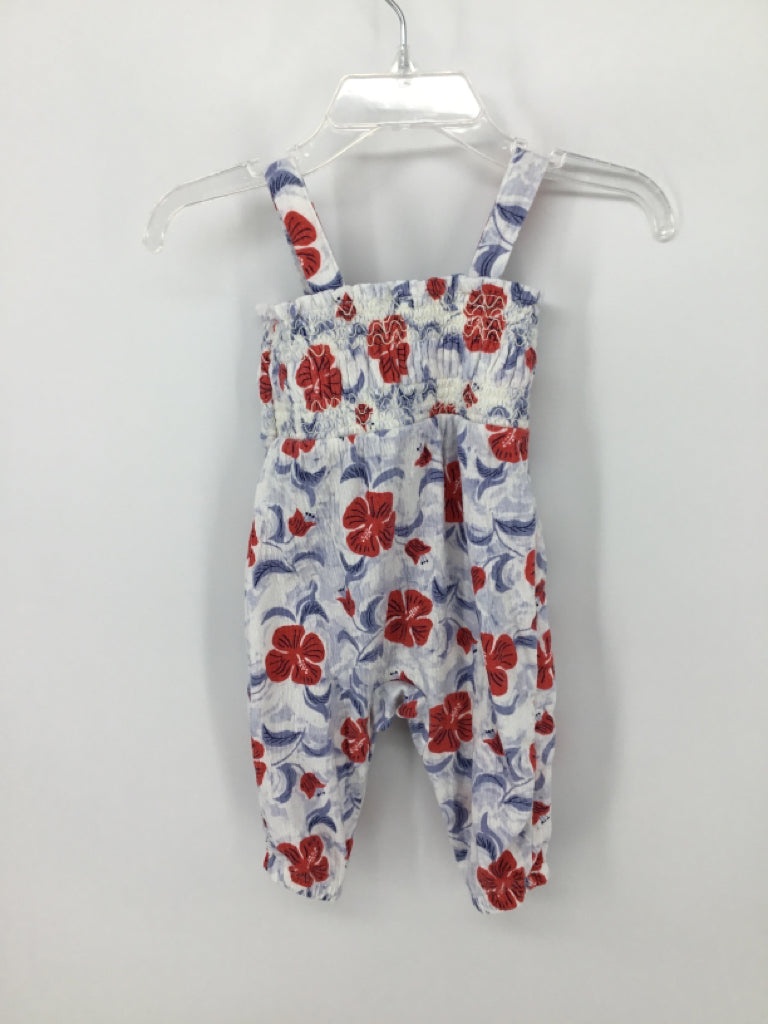 Just One You Made by Carters Child Size 3 Months Blue Print Outfit - boys