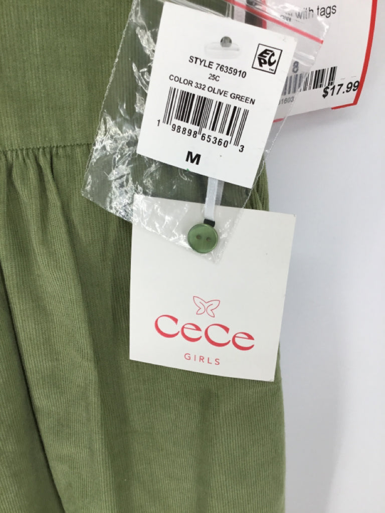 CeCe Girls Child Size 8 Green Dress - girls