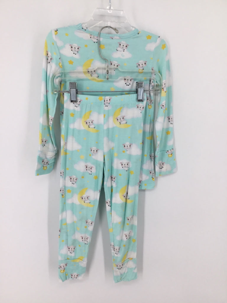 Posh Peanut + Fisher Price Child Size 4 Blue Pajamas - girls
