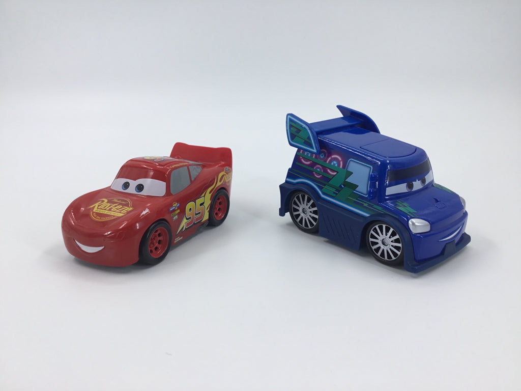Disney Cars Track Talkers Lightening McQueen & DJ