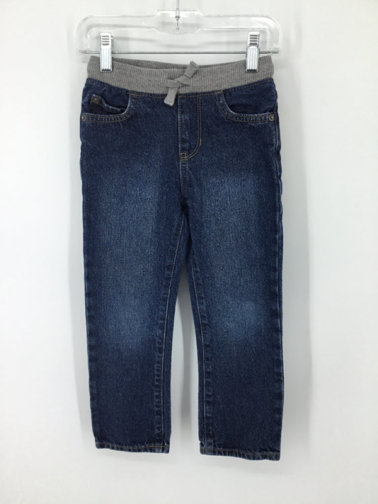 Childrens Place Child Size 4 Blue Solid Jeans - boys