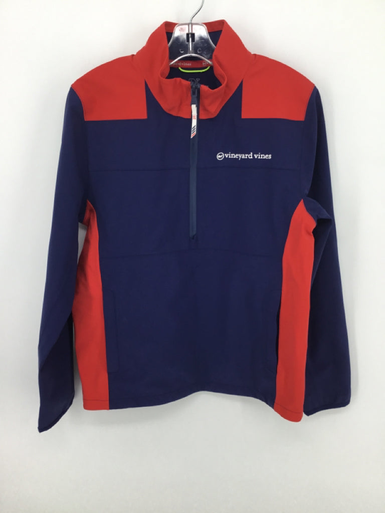 vineyard vines Child Size 10 Navy Solid Jacket - boys