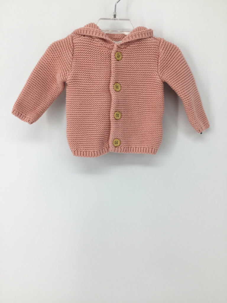 Little Planet Child Size 3 Months Pink Sweater - girls