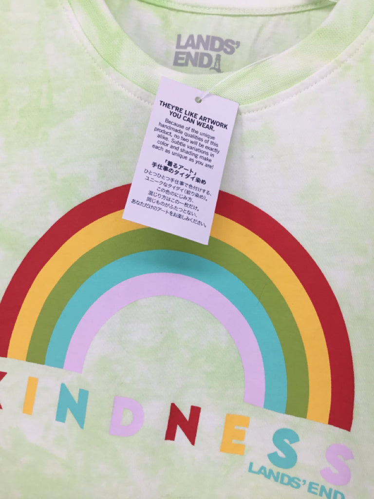 Lands' End Child Size 10 Green T-shirt - girls