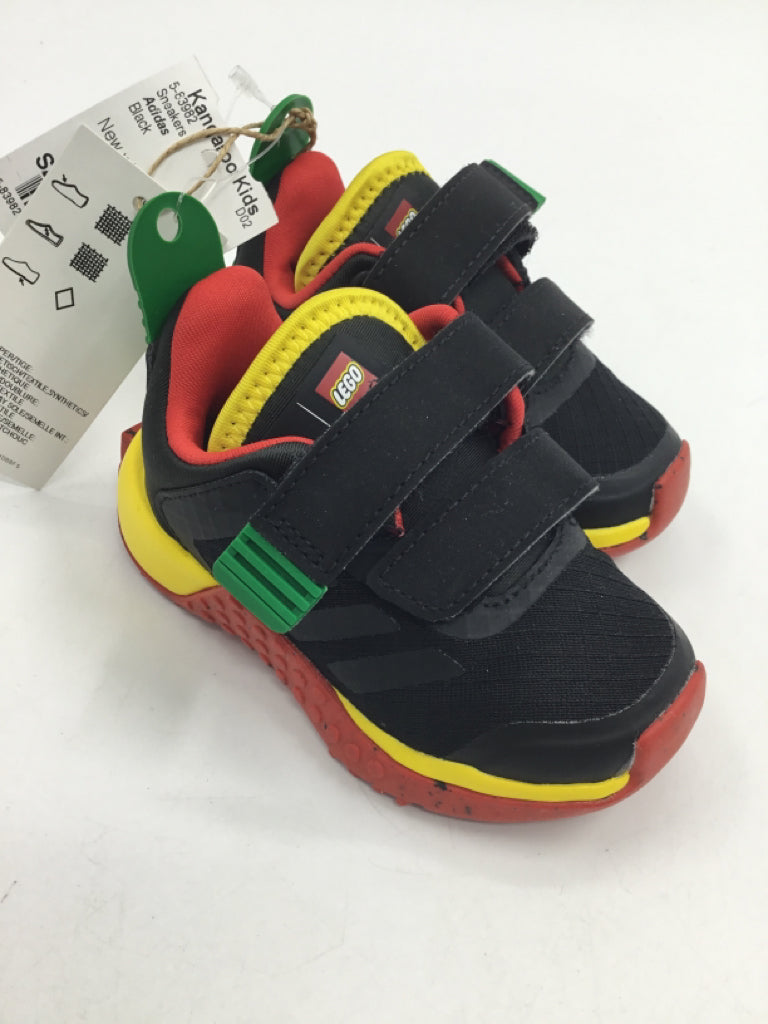 Adidas Child Size 4 Toddler Black Sneakers