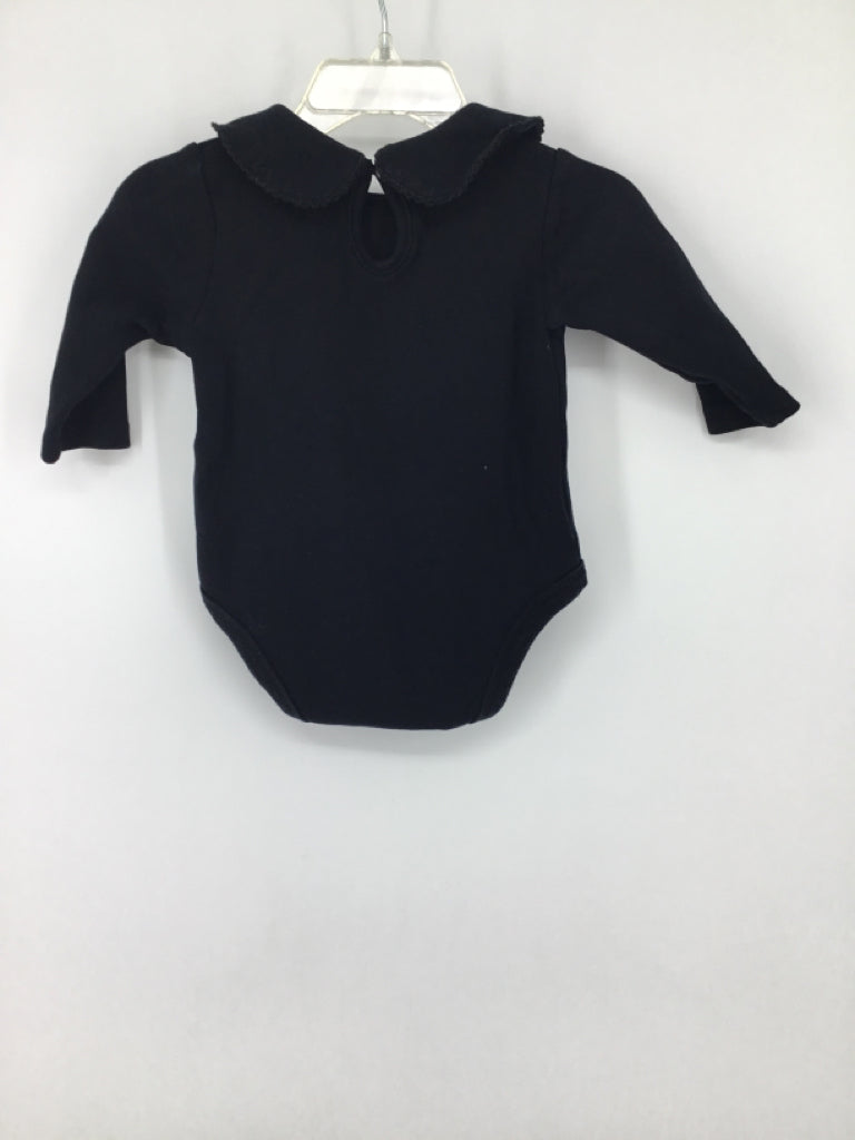 brandless Child Size 3-6 Months Black Onesie
