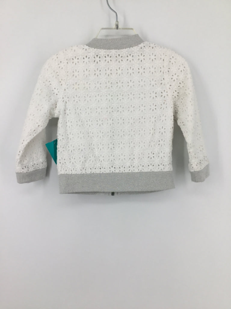 Cat & Jack Child Size 18 Months White Jacket - girls