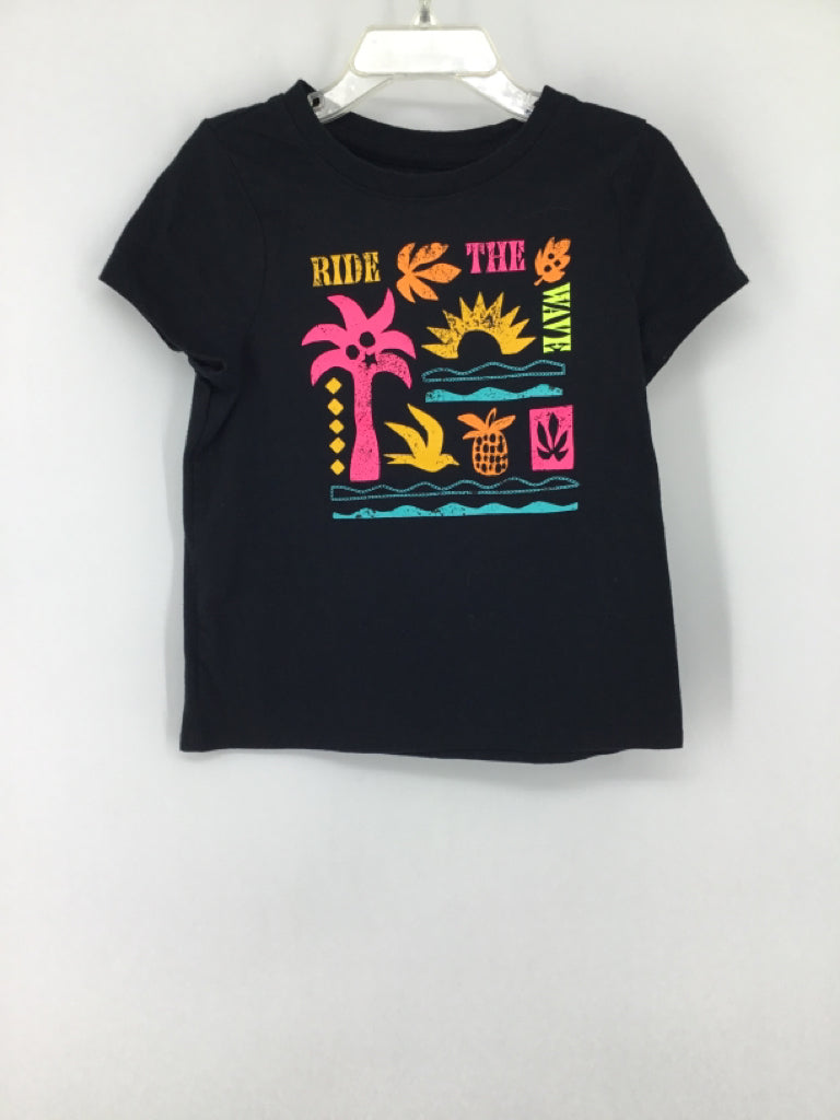 Cat & Jack Child Size 4 Black T-shirt - girls