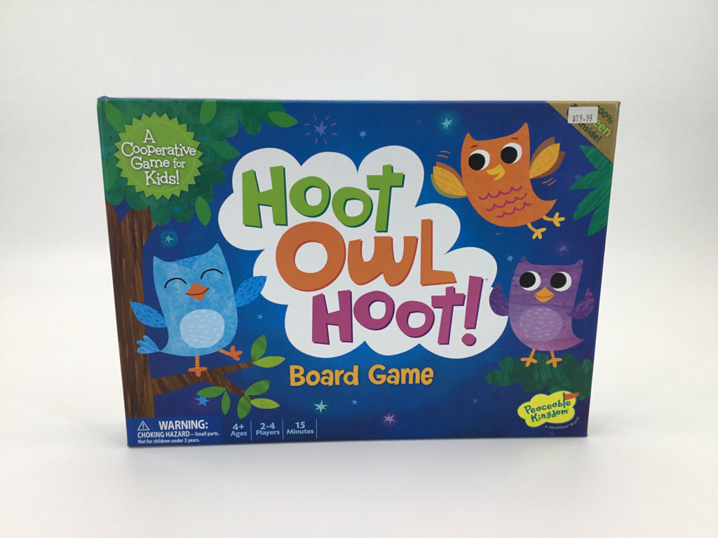 Peaceable Kingdom Hoot Owl Hoot! Board Game