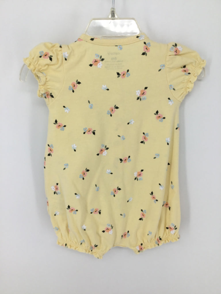 Carter's Child Size 6 Months Yellow Outfit - girls