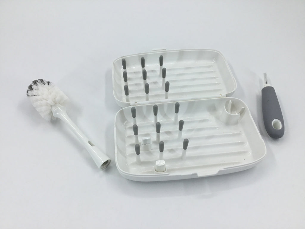OXO Tot Travel Size Baby Bottle Drying Rack & Bottle Brush