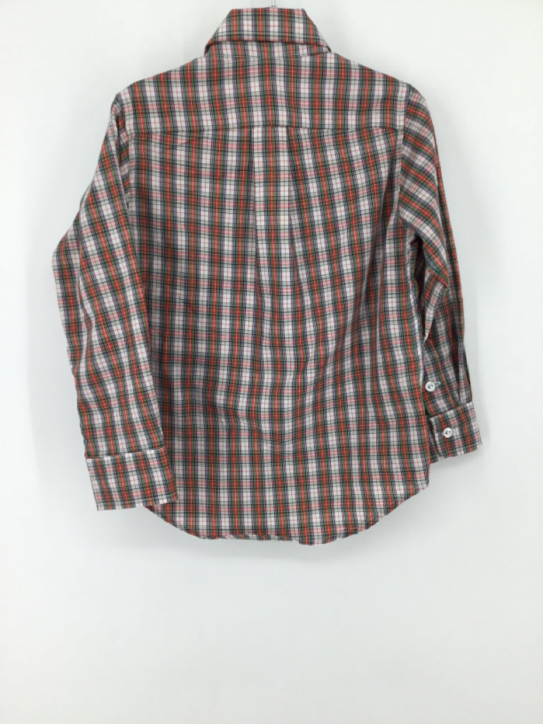 The Beaufort Bonnet Co Child Size 3 Red Plaid Shirt - boys