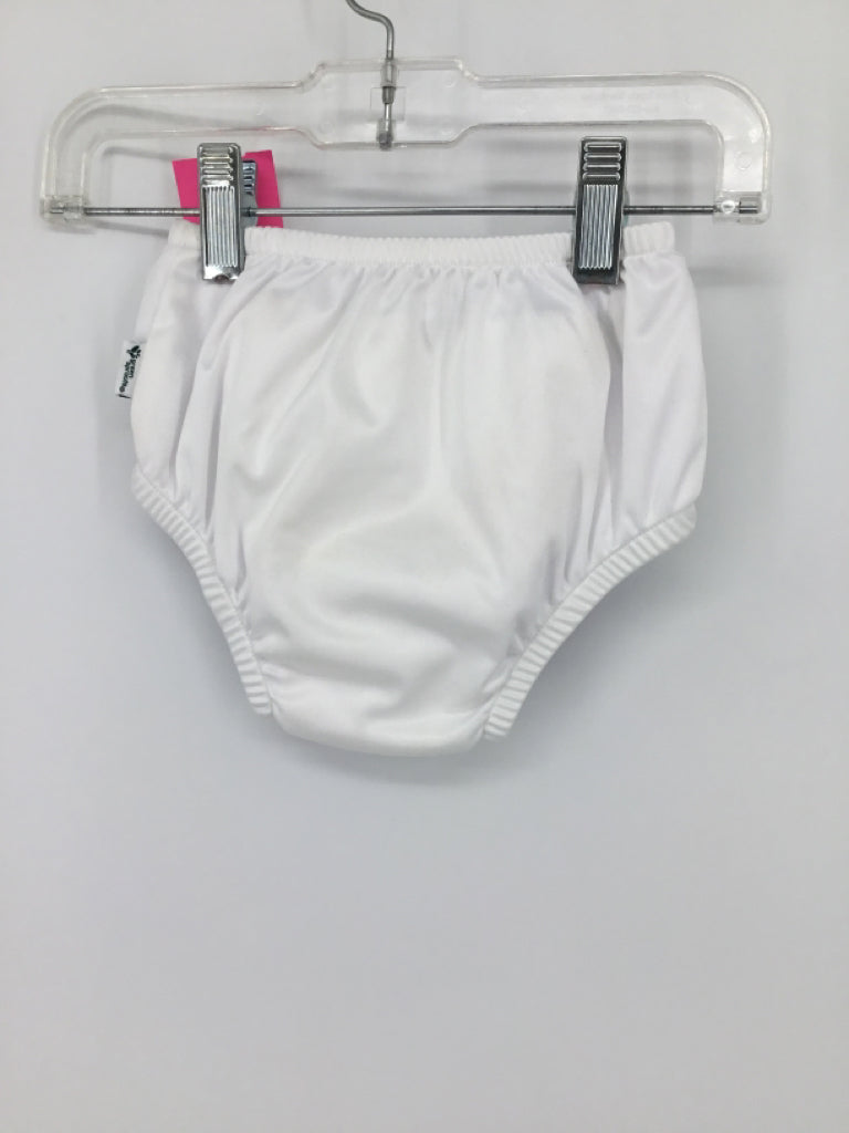 Green Sprouts Child Size 24 Months White Solid Swimwear - boys