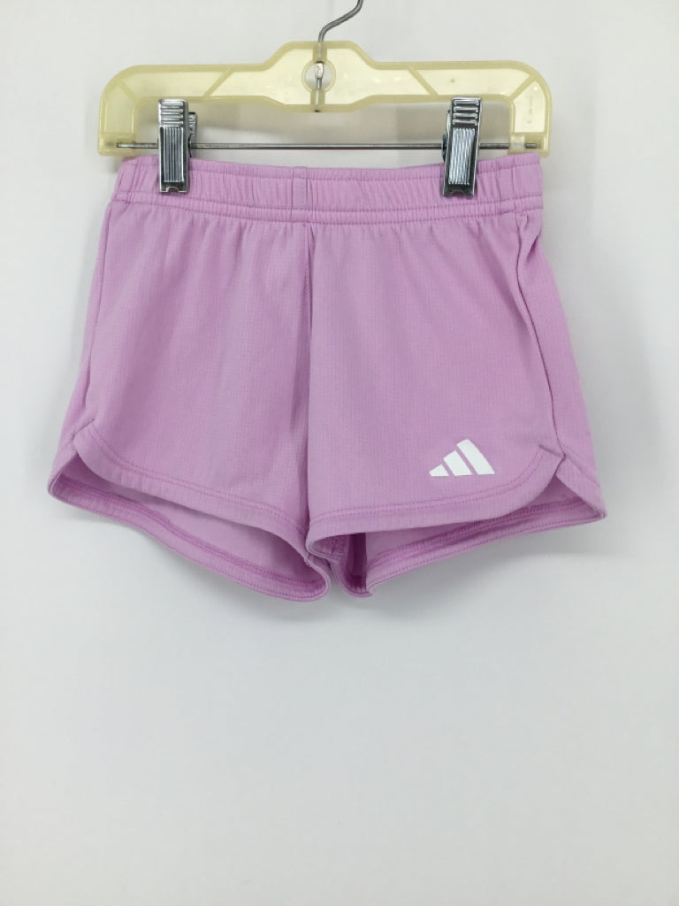 Adidas Child Size 4 Purple Shorts - girls