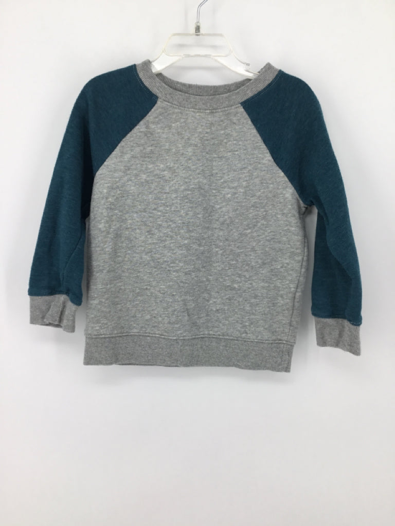 Cat & Jack Child Size 3 Teal Solid Sweatshirt - boys