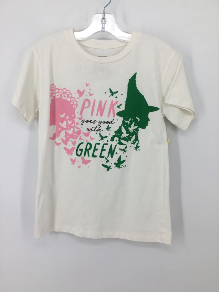 Wicked Child Size 8 White T-shirt - girls