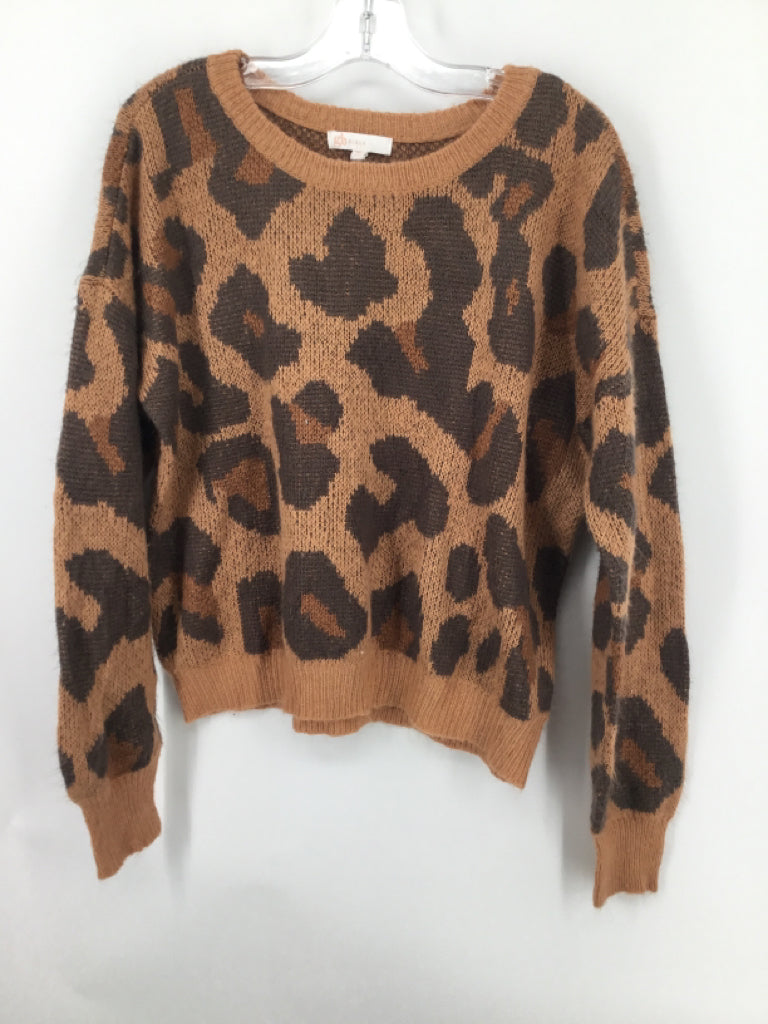 GB Child Size 12 Tan Sweater - girls