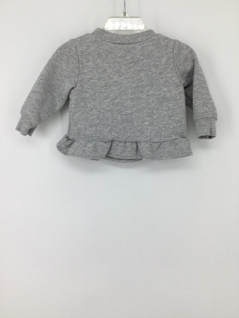Carter's Child Size 6 Months Gray Sweatshirt - girls