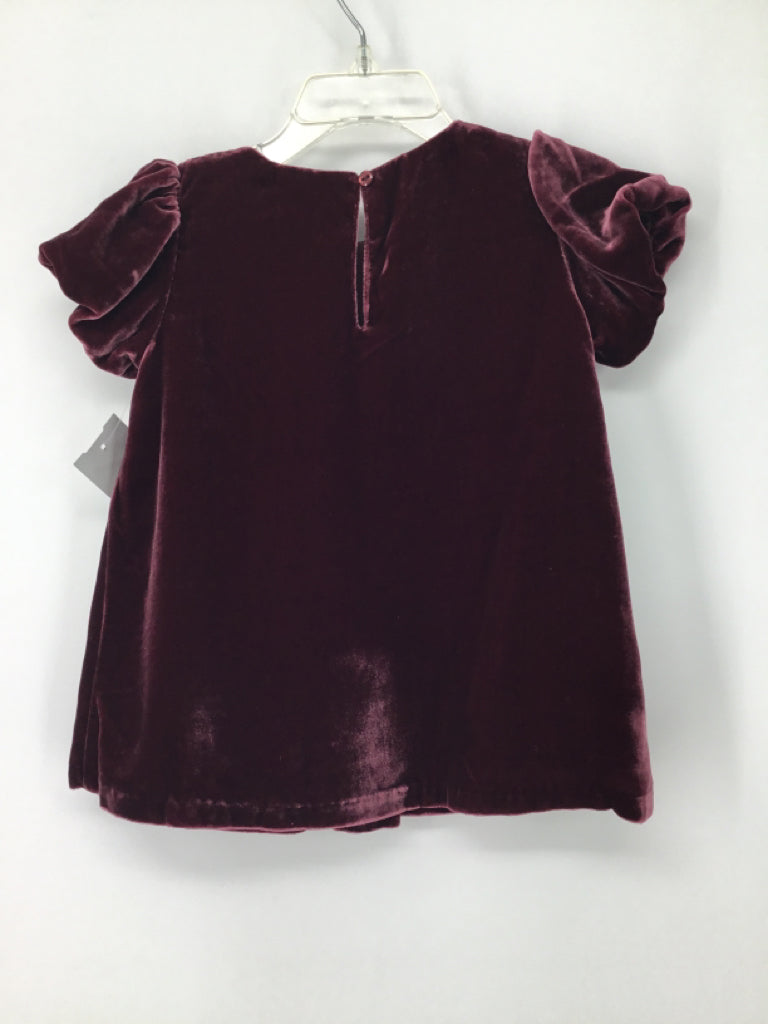 H & M Adorables Child Size 9 Months Burgundy Dress - girls