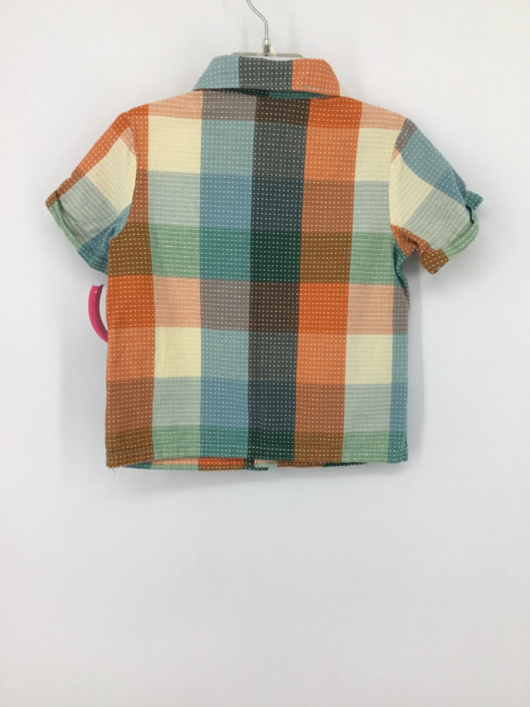 Old Navy Child Size 2 Multi-Color Checkered Shirt - boys