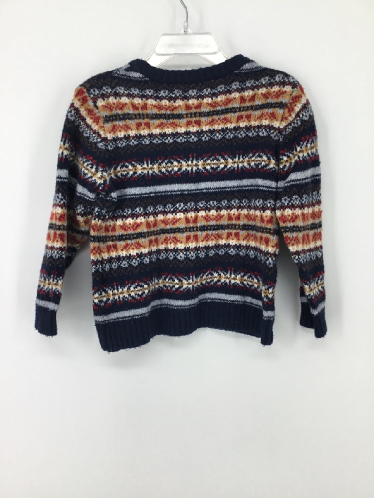 Old Navy Child Size 2 Navy Print Sweater - boys