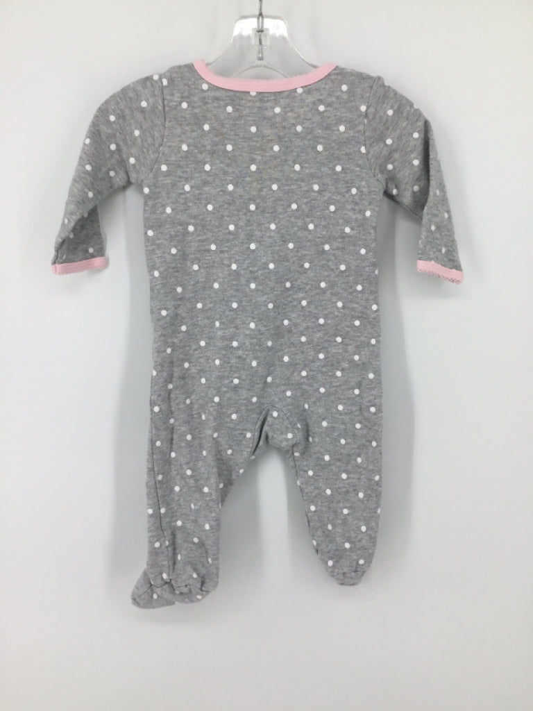 Carter's Child Size 6 Months Gray Sleepers