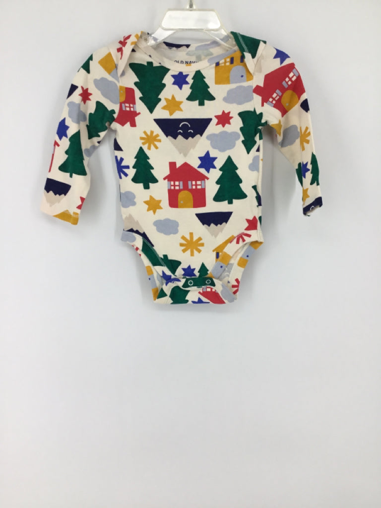 Old Navy Child Size 6-12 Months Multi-Color Onesie