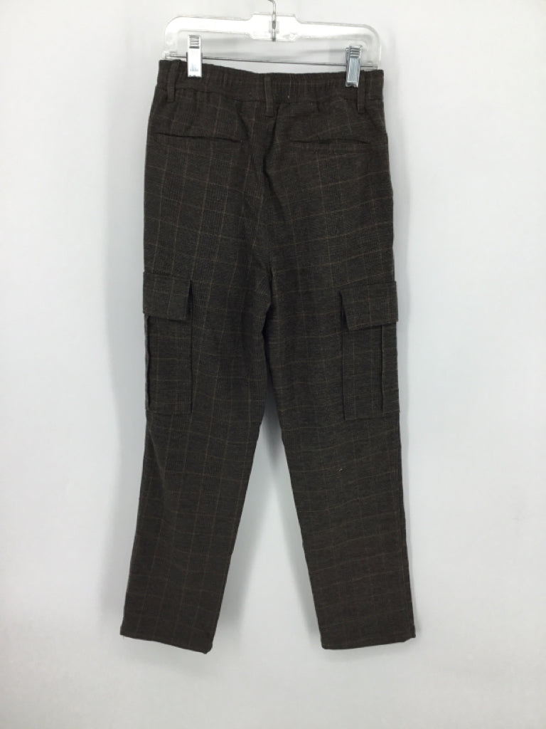 Zara Child Size 10 Brown Print Pants - boys
